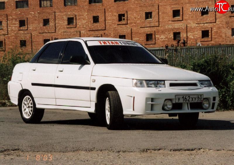 1 249 р. Молдинги Titan - sport Лада 2110 седан (1995-2007) (Неокрашенные)  с доставкой в г. Санкт‑Петербург