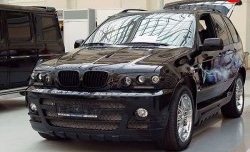 21 499 р. Передний бампер Тарантул BMW X5 E53 дорестайлинг (1999-2003) (Неокрашенный)  с доставкой в г. Санкт‑Петербург. Увеличить фотографию 2