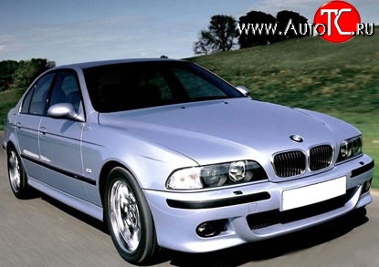 8 149 р. Передний бампер M-Technic BMW 5 серия E39 седан дорестайлинг (1995-2000) (Без сетки, Неокрашенный)  с доставкой в г. Санкт‑Петербург