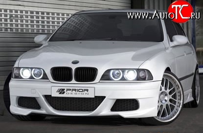 9 799 р. Передний бампер PRIOR Design BMW 5 серия E39 седан дорестайлинг (1995-2000) (Без сетки, Неокрашенный)  с доставкой в г. Санкт‑Петербург