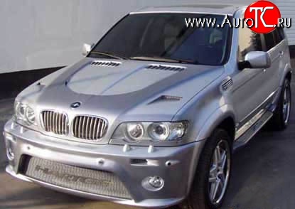 18 449 р. Передний бампер HARGE Style BMW X5 E53 дорестайлинг (1999-2003) (Неокрашенный)  с доставкой в г. Санкт‑Петербург