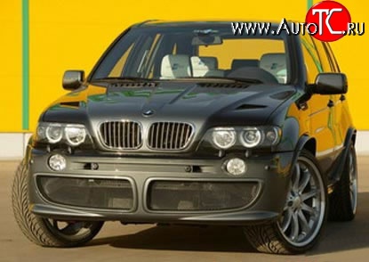 19 649 р. Передний бампер HARGE BMW X5 E53 дорестайлинг (1999-2003) (Неокрашенный)  с доставкой в г. Санкт‑Петербург