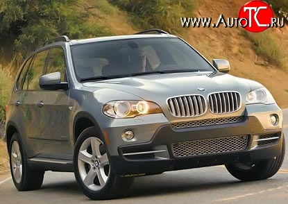 5 949 р. Передний бампер Standart BMW X5 E70 дорестайлинг (2006-2010) (Неокрашенный)  с доставкой в г. Санкт‑Петербург