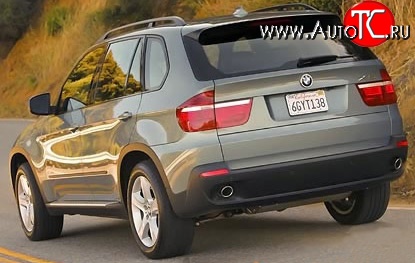 5 949 р. Задний бампер Standart BMW X5 E70 дорестайлинг (2006-2010) (Неокрашенный)  с доставкой в г. Санкт‑Петербург