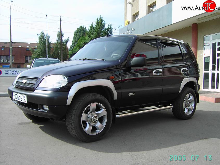 3 299 р. Арки крыльев Аскет Chevrolet Niva 2123 дорестайлинг (2002-2008) (Неокрашенные)  с доставкой в г. Санкт‑Петербург