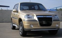 1 249 р. Обтекатель капота (мухобойник) Атака Chevrolet Niva 2123 дорестайлинг (2002-2008) (Неокрашенный)  с доставкой в г. Санкт‑Петербург. Увеличить фотографию 1