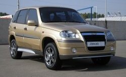 4 799 р. Передний бампер Атака Chevrolet Niva 2123 дорестайлинг (2002-2008) (Неокрашенный)  с доставкой в г. Санкт‑Петербург. Увеличить фотографию 2