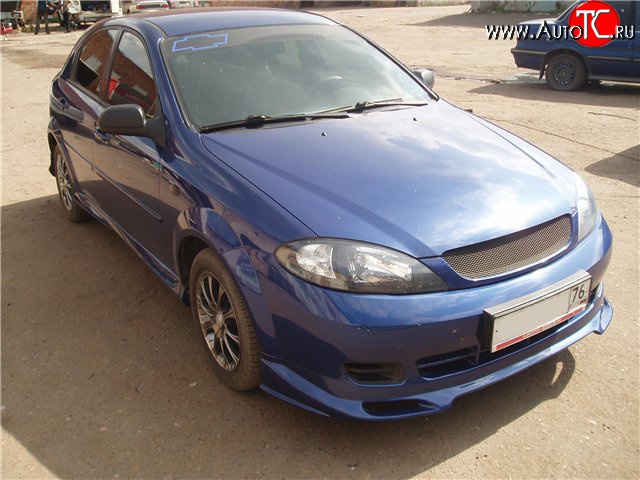 3 799 р. Накладка переднего бампера CT-1 Chevrolet Lacetti хэтчбек (2002-2013) (Неокрашенная)  с доставкой в г. Санкт‑Петербург