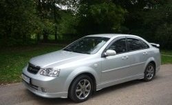 3 399 р. Пороги накладки CTS Chevrolet Lacetti седан (2002-2013) (Неокрашенные)  с доставкой в г. Санкт‑Петербург. Увеличить фотографию 1