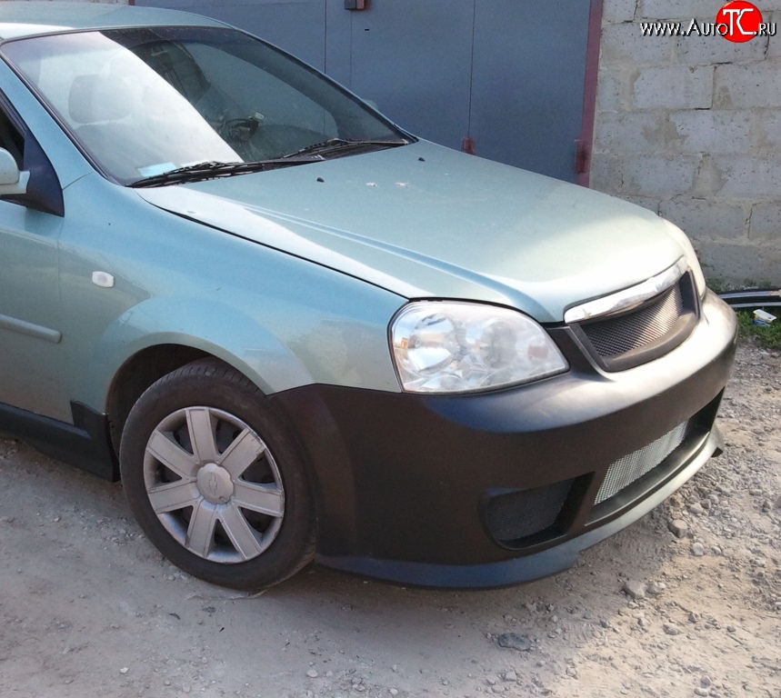 5 999 р. Передний бампер KATO Chevrolet Lacetti седан (2002-2013) (Неокрашенный)  с доставкой в г. Санкт‑Петербург