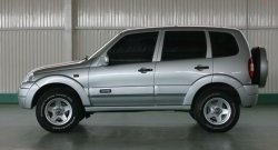 2 499 р. Обтекатель порогов Апал Chevrolet Niva 2123 дорестайлинг (2002-2008) (Неокрашенные)  с доставкой в г. Санкт‑Петербург. Увеличить фотографию 1