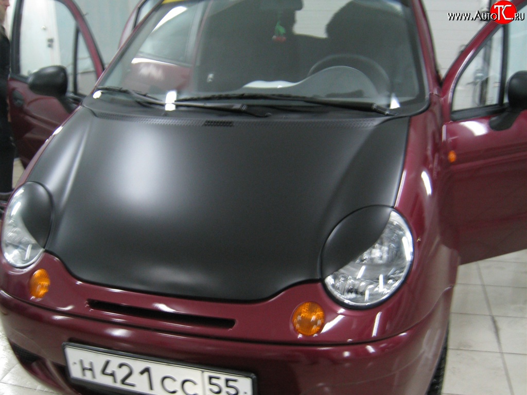 759 р. Реснички Devil Style Daewoo Matiz M100 дорестайлинг (1998-2000) (Неокрашенные)  с доставкой в г. Санкт‑Петербург