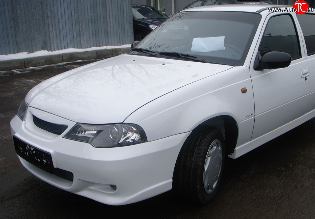 6 099 р. Пороги накладки GT Dynamics Daewoo Nexia рестайлинг (2008-2015) (Неокрашенные)  с доставкой в г. Санкт‑Петербург