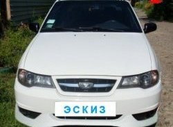 3 649 р. Накладка переднего бампера Sport Daewoo Nexia рестайлинг (2008-2015) (Неокрашенная)  с доставкой в г. Санкт‑Петербург. Увеличить фотографию 3