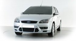 2 899 р. Накладка переднего бампера Sport Style Ford Focus 2 универсал дорестайлинг (2004-2008) (Неокрашенная)  с доставкой в г. Санкт‑Петербург. Увеличить фотографию 2