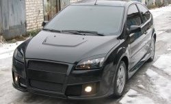 14 299 р. Капот Bomb-Style Ford Focus 2  седан дорестайлинг (2004-2008) (Неокрашенный)  с доставкой в г. Санкт‑Петербург. Увеличить фотографию 3