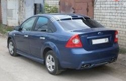 17 999 р. Задний бампер M-VRS Ford Focus 2 седан рестайлинг (2007-2011) (Неокрашенный)  с доставкой в г. Санкт‑Петербург. Увеличить фотографию 2