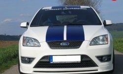 4 999 р. Накладка переднего бампера ST Sport  Ford Focus  2 (2004-2008) (Неокрашенная)  с доставкой в г. Санкт‑Петербург. Увеличить фотографию 7