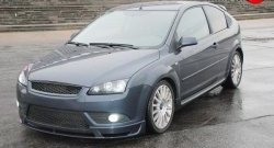 5 899 р. Пороги накладки Sport Ford Focus 2 хэтчбэк 3 дв. дорестайлинг (2004-2007) (Неокрашенные)  с доставкой в г. Санкт‑Петербург. Увеличить фотографию 2