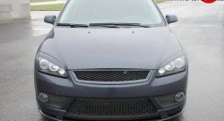 4 999 р. Накладка переднего бампера ST Sport Ford Focus 2  седан дорестайлинг (2004-2008) (Неокрашенная)  с доставкой в г. Санкт‑Петербург. Увеличить фотографию 5