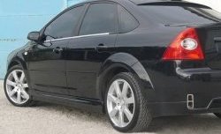 4 649 р. Пороги накладки ICС  Ford Focus  2 (2004-2011)  седан дорестайлинг, универсал дорестайлинг, хэтчбэк 5 дв. дорестайлинг, седан рестайлинг, универсал рестайлинг, хэтчбэк 5 дв. рестайлинг (Неокрашенные)  с доставкой в г. Санкт‑Петербург. Увеличить фотографию 5