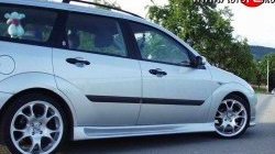 2 819 р. Пластиковые пороги Sport V2 Ford Focus 1 хэтчбэк 3 дв. рестайлинг (2001-2005)  с доставкой в г. Санкт‑Петербург. Увеличить фотографию 1