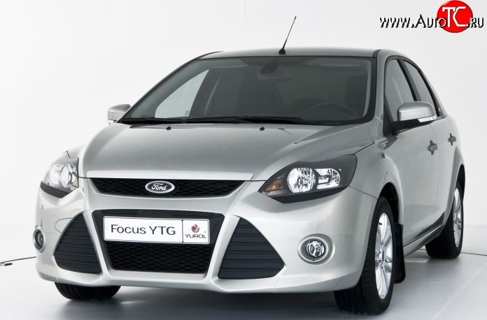 5 699 р. Передний бампер YTR Ford Focus 2 седан рестайлинг (2007-2011) (Неокрашенный)  с доставкой в г. Санкт‑Петербург