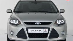 5 699 р. Передний бампер YTR Ford Focus 2 седан рестайлинг (2007-2011) (Неокрашенный)  с доставкой в г. Санкт‑Петербург. Увеличить фотографию 2