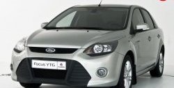 5 699 р. Передний бампер YTR Ford Focus 2 седан рестайлинг (2007-2011) (Неокрашенный)  с доставкой в г. Санкт‑Петербург. Увеличить фотографию 4