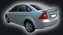 6 499 р. Задний бампер GT Dynamics Ford Focus 2  седан дорестайлинг (2004-2008) (Неокрашенный)  с доставкой в г. Санкт‑Петербург. Увеличить фотографию 1