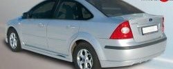 4 199 р. Пороги накладки FT  Ford Focus  2 (2004-2011)  седан дорестайлинг, универсал дорестайлинг, хэтчбэк 5 дв. дорестайлинг, седан рестайлинг, универсал рестайлинг, хэтчбэк 5 дв. рестайлинг (Неокрашенные)  с доставкой в г. Санкт‑Петербург. Увеличить фотографию 2