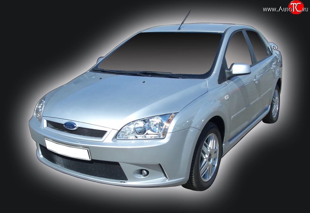 2 549 р. Решётка радиатора GT Dynamics Ford Focus 2 универсал дорестайлинг (2004-2008) (Неокрашенная)  с доставкой в г. Санкт‑Петербург