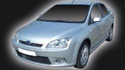 6 499 р. Передний бампер GT Dynamics Ford Focus 2  седан дорестайлинг (2004-2008) (Неокрашенный)  с доставкой в г. Санкт‑Петербург. Увеличить фотографию 1