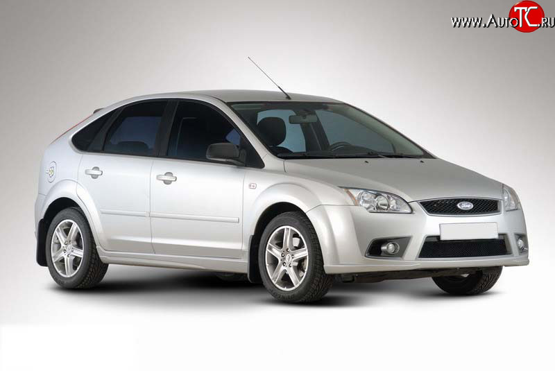 3 649 р. Пороги накладки YTG Ford Focus 2  седан дорестайлинг (2004-2008) (Неокрашенные)  с доставкой в г. Санкт‑Петербург