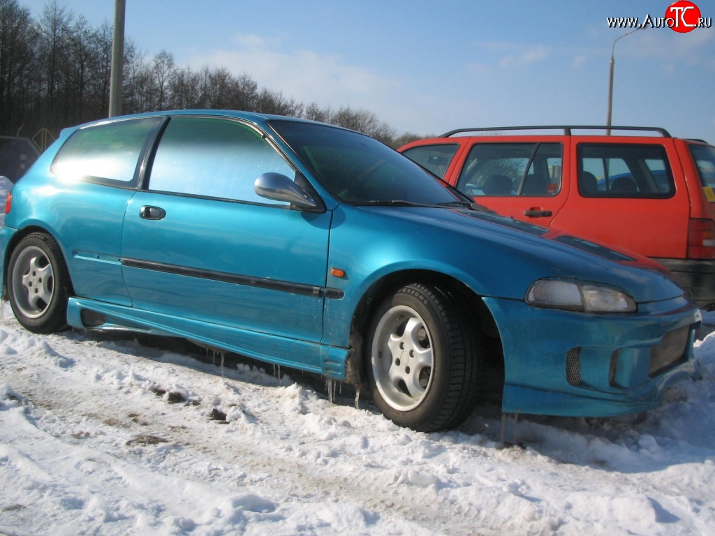 3 449 р. Пороги накладки R-Style Honda Civic EG седан (1992-1995)  с доставкой в г. Санкт‑Петербург