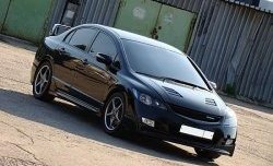 27 999 р. Пластиковый капот Mugen Style  Honda Civic  8 (2005-2011) FD дорестайлинг, седан, FD рестайлинг седан (Неокрашенный)  с доставкой в г. Санкт‑Петербург. Увеличить фотографию 6