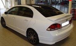 3 699 р. Спойлер Sport Honda Civic FD седан дорестайлинг (2005-2008) (Неокрашенный)  с доставкой в г. Санкт‑Петербург. Увеличить фотографию 2