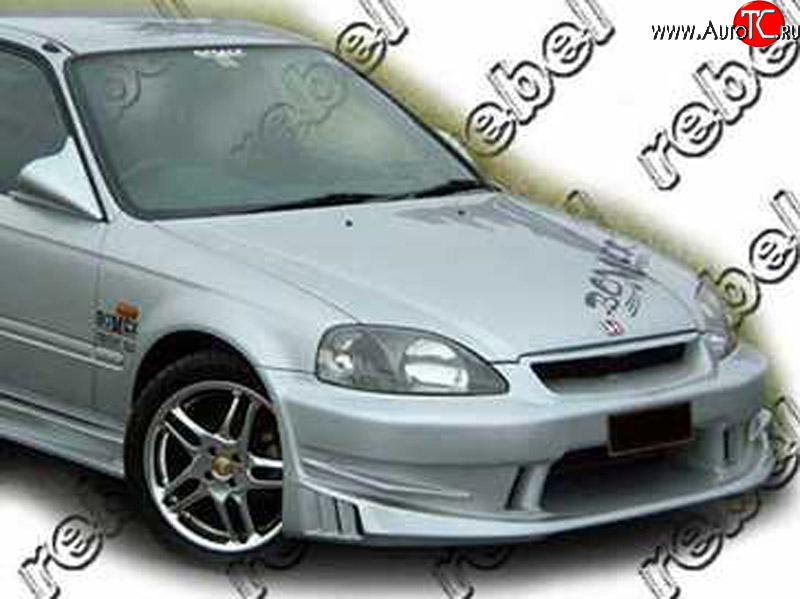 7 299 р. Передний бампер Sport Honda Civic EJ,EK,EM седан дорестайлинг (1995-1998) (кузов: седан)  с доставкой в г. Санкт‑Петербург