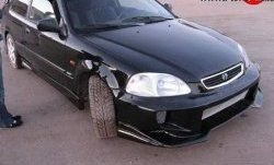 5 049 р. Передний бампер на Honda Civic EJ,EK,EM седан дорестайлинг (1995-1998)  с доставкой в г. Санкт‑Петербург. Увеличить фотографию 2