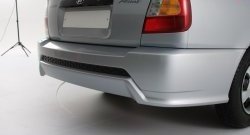 5 099 р. Задний бампер Классик Hyundai Accent седан ТагАЗ (2001-2012) (Неокрашенный)  с доставкой в г. Санкт‑Петербург. Увеличить фотографию 2