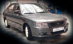 459 р. Реснички E-Sport Hyundai Accent седан ТагАЗ (2001-2012) (Неокрашенные)  с доставкой в г. Санкт‑Петербург. Увеличить фотографию 1