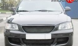 4 699 р. Передний бампер ATH-classic  Hyundai Accent  седан ТагАЗ (2001-2012) (Неокрашенный)  с доставкой в г. Санкт‑Петербург. Увеличить фотографию 3