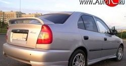 6 549 р. Пороги накладки Street Hyundai Accent седан ТагАЗ (2001-2012) (Неокрашенные)  с доставкой в г. Санкт‑Петербург. Увеличить фотографию 2