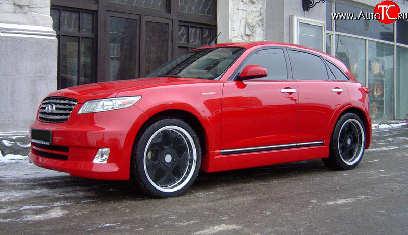 21 099 р. Передние крылья AERO INFINITI FX45 S50 дорестайлинг (2002-2005) (Неокрашенные)  с доставкой в г. Санкт‑Петербург