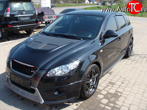 1 399 р. Реснички Khust-Tuning KIA Ceed 1 ED дорестайлинг, хэтчбэк 5 дв. (2006-2010)  с доставкой в г. Санкт‑Петербург