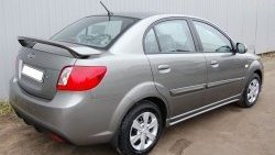 5 999 р. Пороги накладки GT Dynamics KIA Rio 2 JB дорестайлинг седан (2005-2009) (Неокрашенные)  с доставкой в г. Санкт‑Петербург. Увеличить фотографию 3