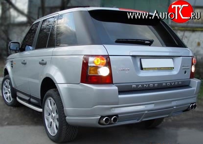 14 949 р. Накладка заднего бампера ARDEN Land Rover Range Rover Sport 1 L320 дорестайлинг (2005-2009) (Неокрашенная)  с доставкой в г. Санкт‑Петербург