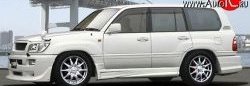 18 449 р. Пороги накладки JAOS Style Lexus LX470 J100 дорестайлинг (1998-2002) (Неокрашенные)  с доставкой в г. Санкт‑Петербург. Увеличить фотографию 2