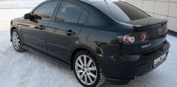 4 599 р. Пороги накладки Global-Tuning  Mazda 3/Axela  BK (2003-2009) дорестайлинг седан, рестайлинг седан (Неокрашенные)  с доставкой в г. Санкт‑Петербург. Увеличить фотографию 3