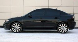 4 599 р. Пороги накладки Global-Tuning Mazda 3/Axela BK дорестайлинг седан (2003-2006) (Неокрашенные)  с доставкой в г. Санкт‑Петербург. Увеличить фотографию 1